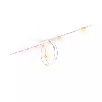 Festavia permanent outdoor lights 90 ft white string