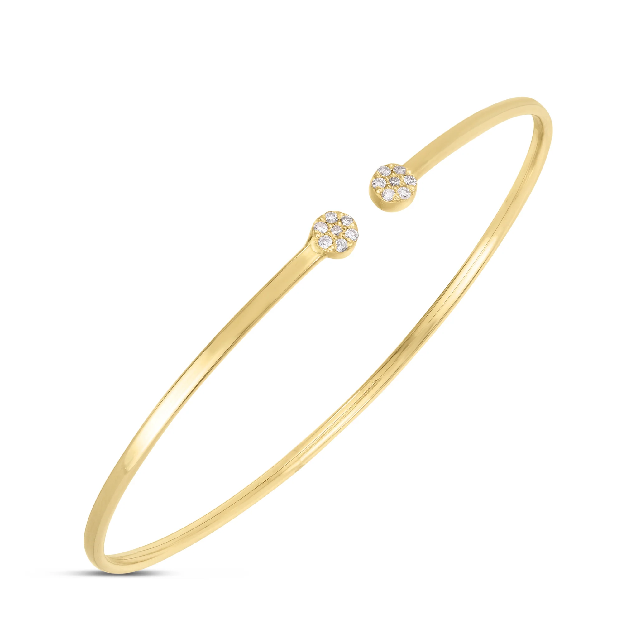 Image of 14K Gold & Diamond Essential Cuff