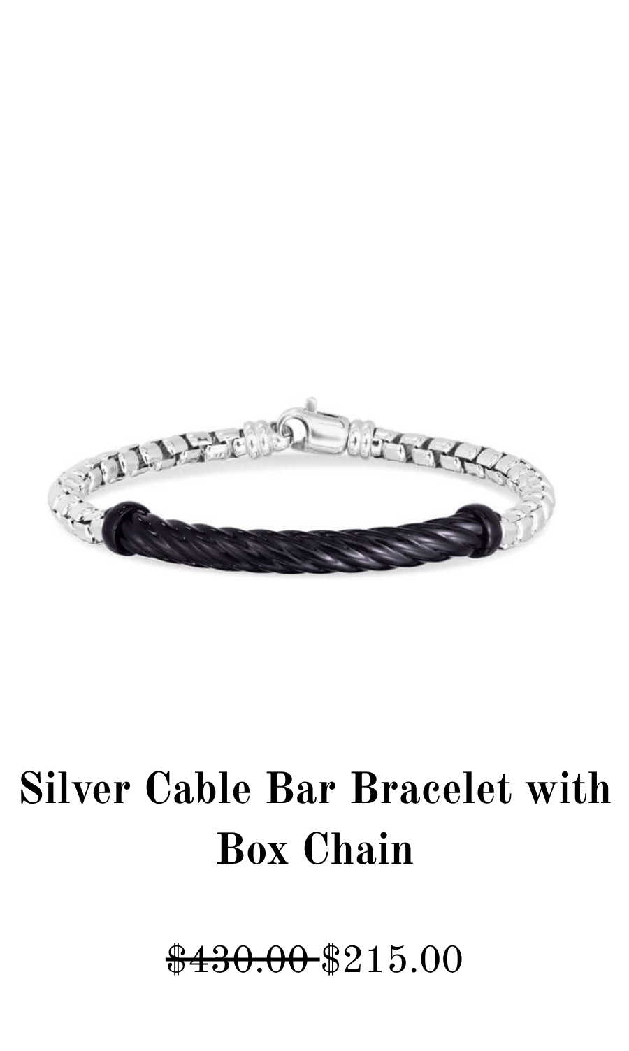 SILVER BRACELET