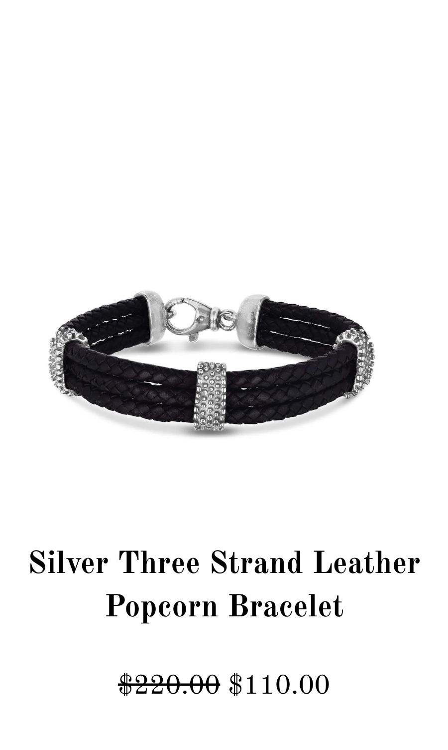 SILVER BRACELET