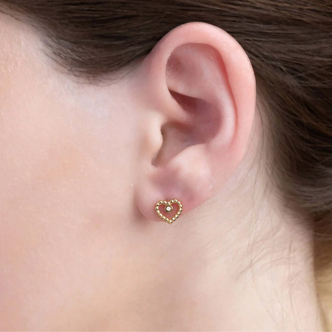14K Gold Heart Jewelry