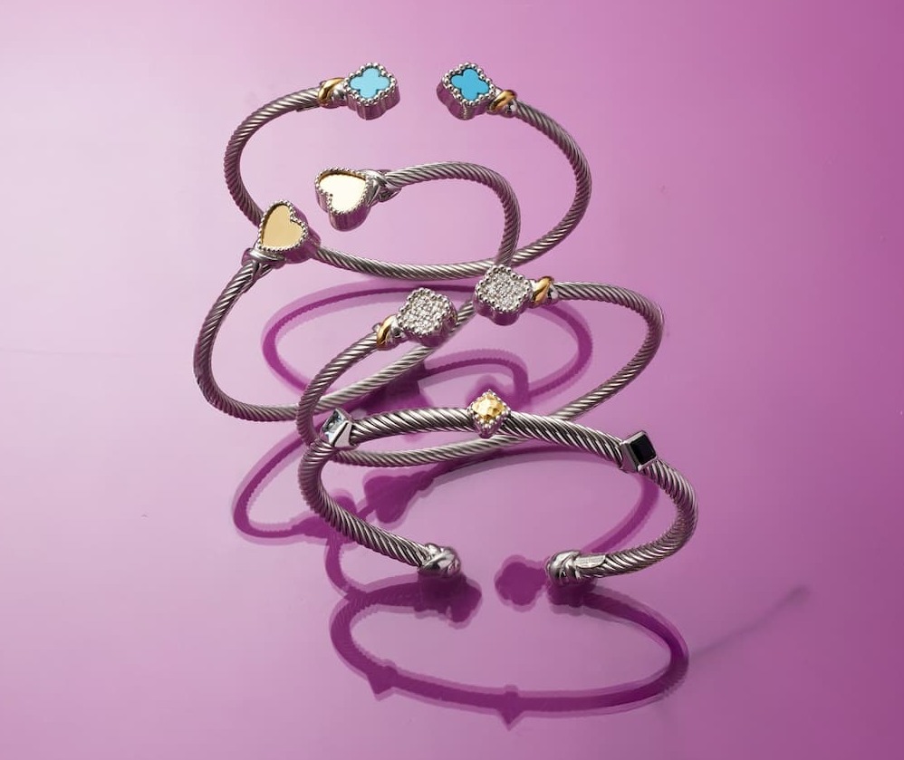 italian cable bangles