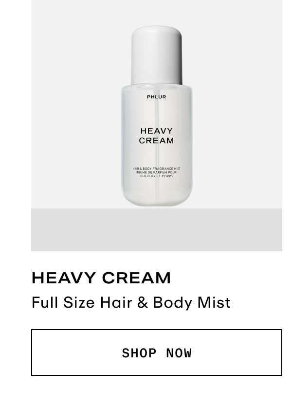 Heavy Cream - Full Size Hair & Body Mist