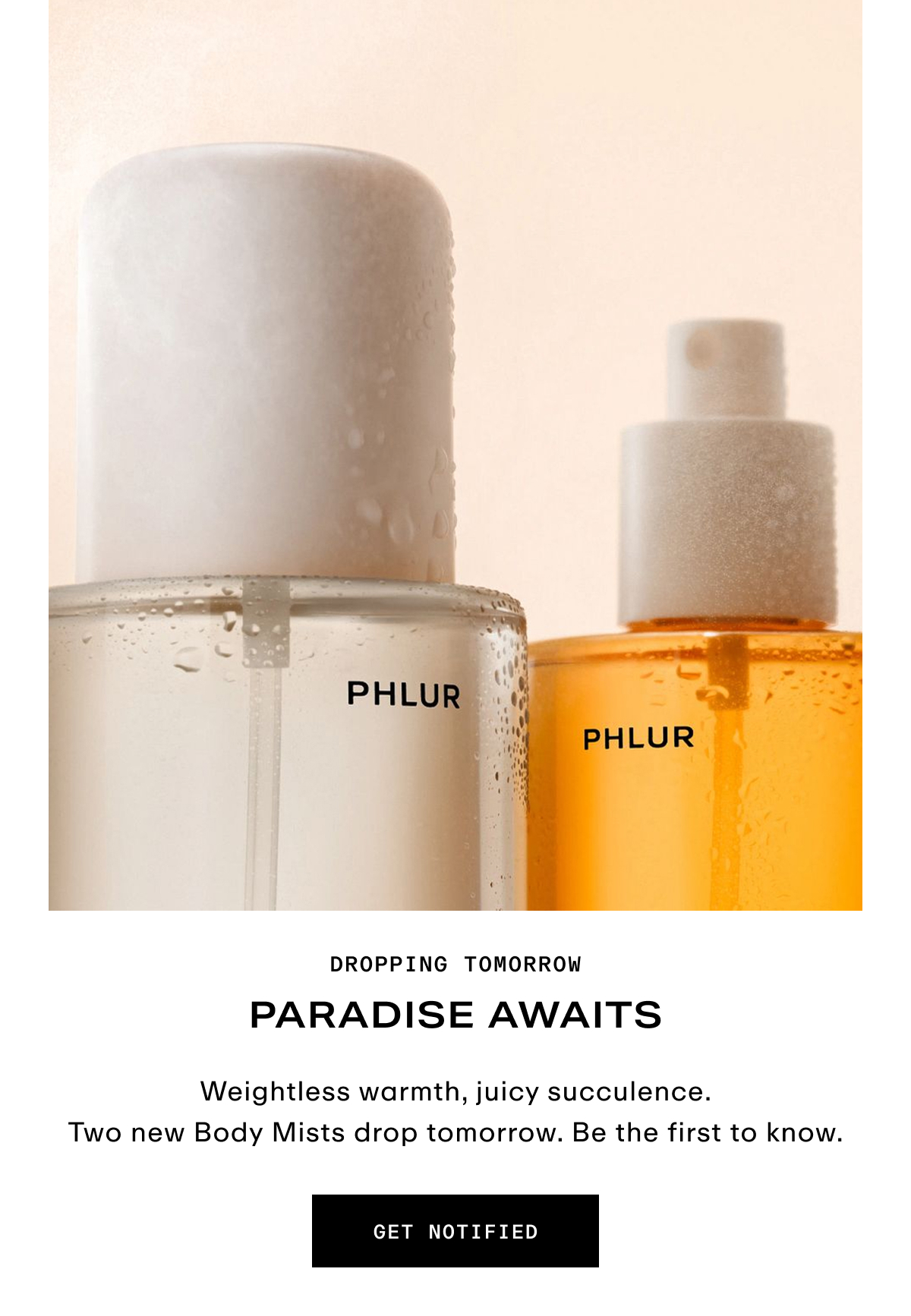 Hero - Dropping Tomorrow - Two new body mists