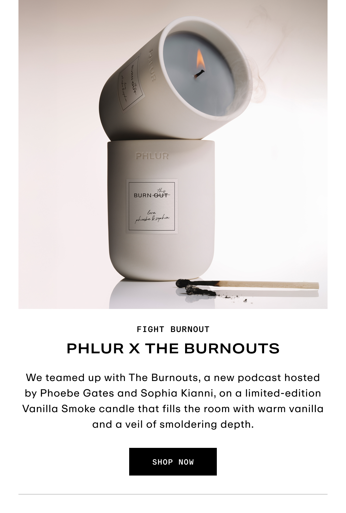 Hero - PHLUR x The Burnouts Limited-Edition Candle