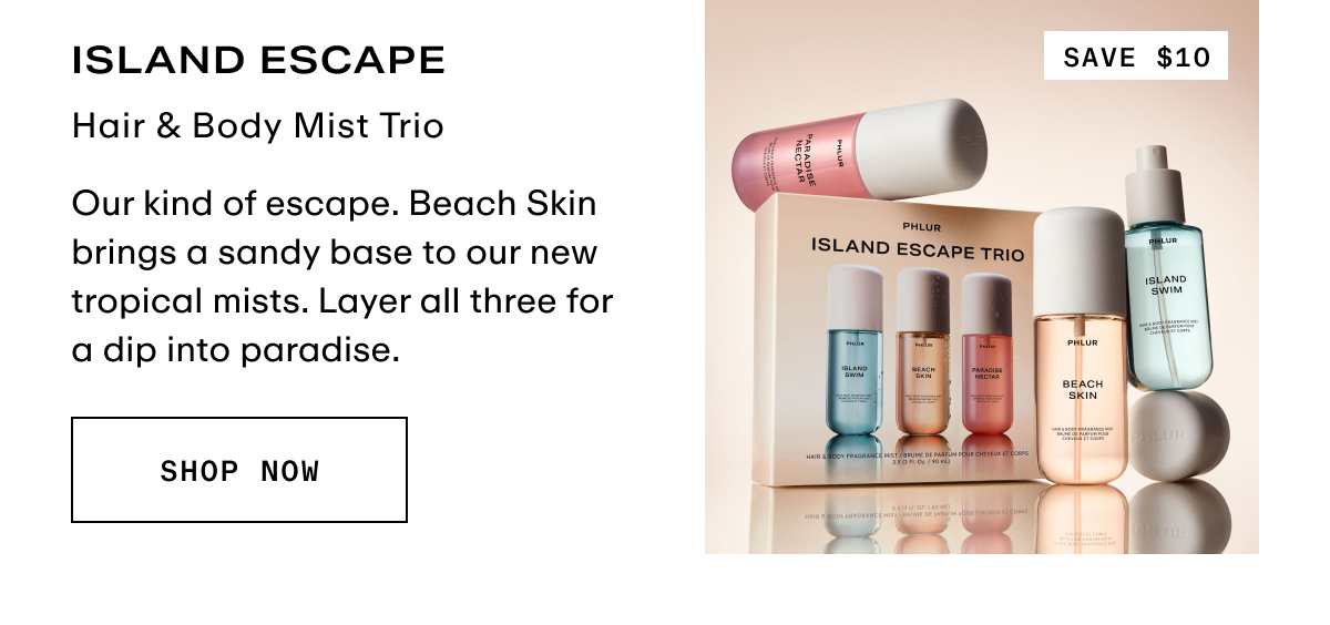 Island Escape - Hair & Body Mist Trio