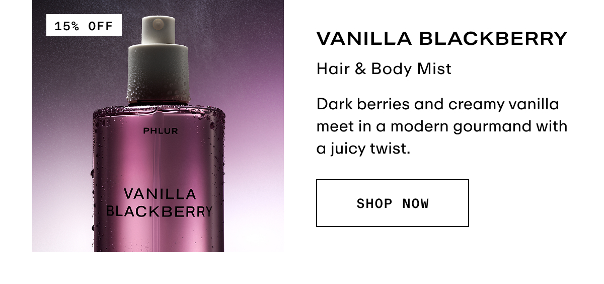 Vanilla Blackberry - Hair & Body Mist 