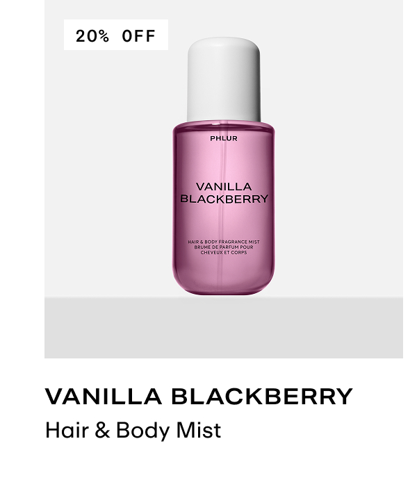 Vanilla Blackberry - Hair & Body Mist