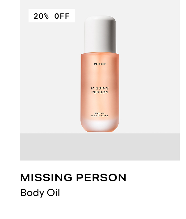 Missing Person - Body Oil