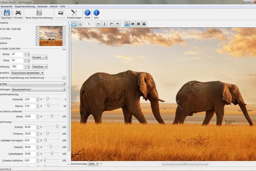 digital image upscaling
