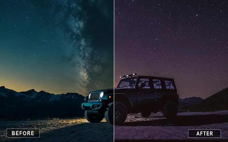 Lightroom Night Car Presets