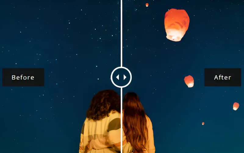 Flying Lanterns Photoshop Overlays 