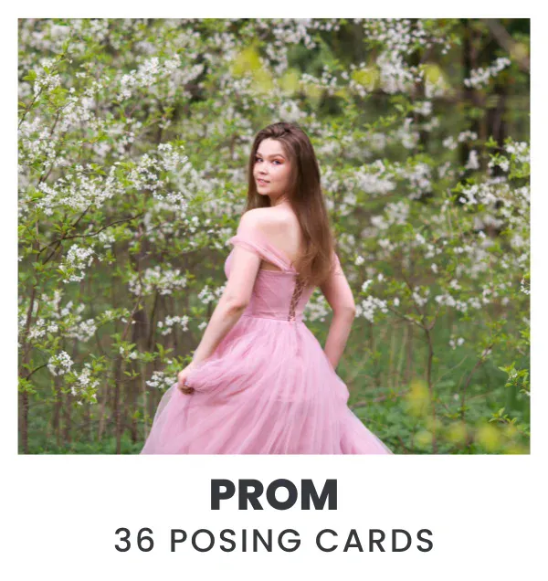 prom posing card