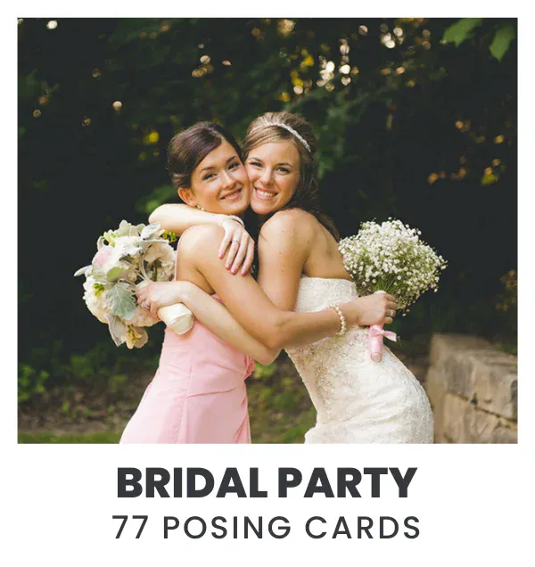 bridal posing cards