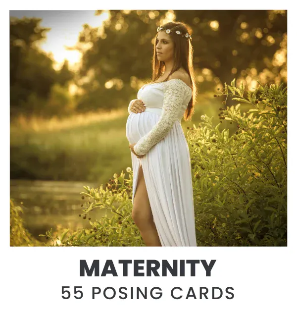 maternity posing cards