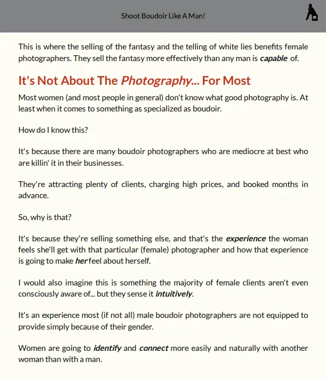 Shoot Boudoir Like a Man ebook