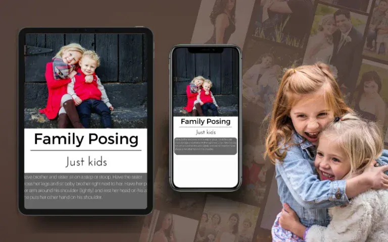 portrait posing cards