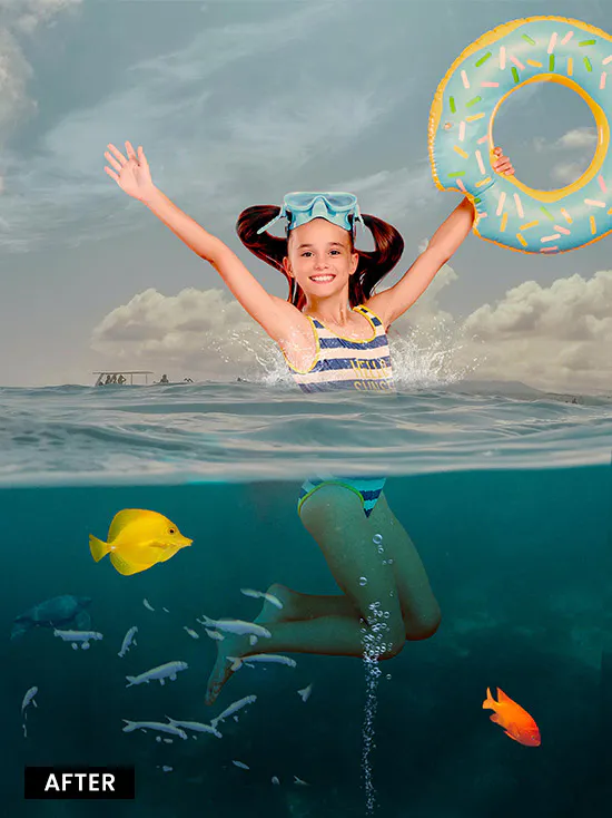 Striking Underwater backdrops bundle