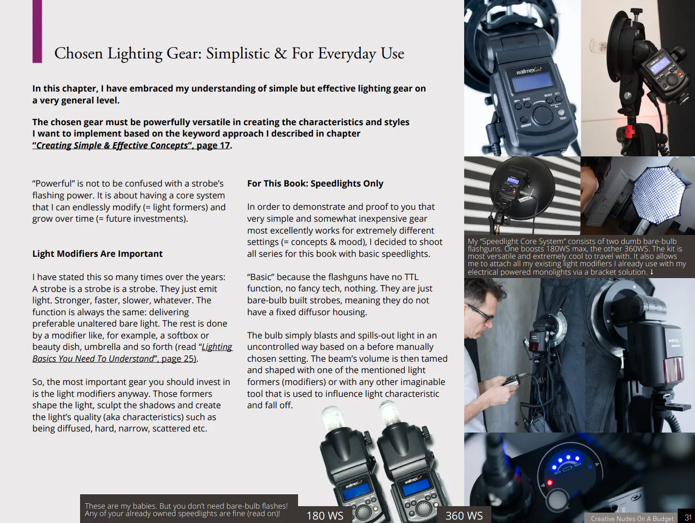 usage of lights