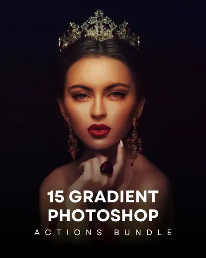 20 Gradient Photoshop Actions Bundle