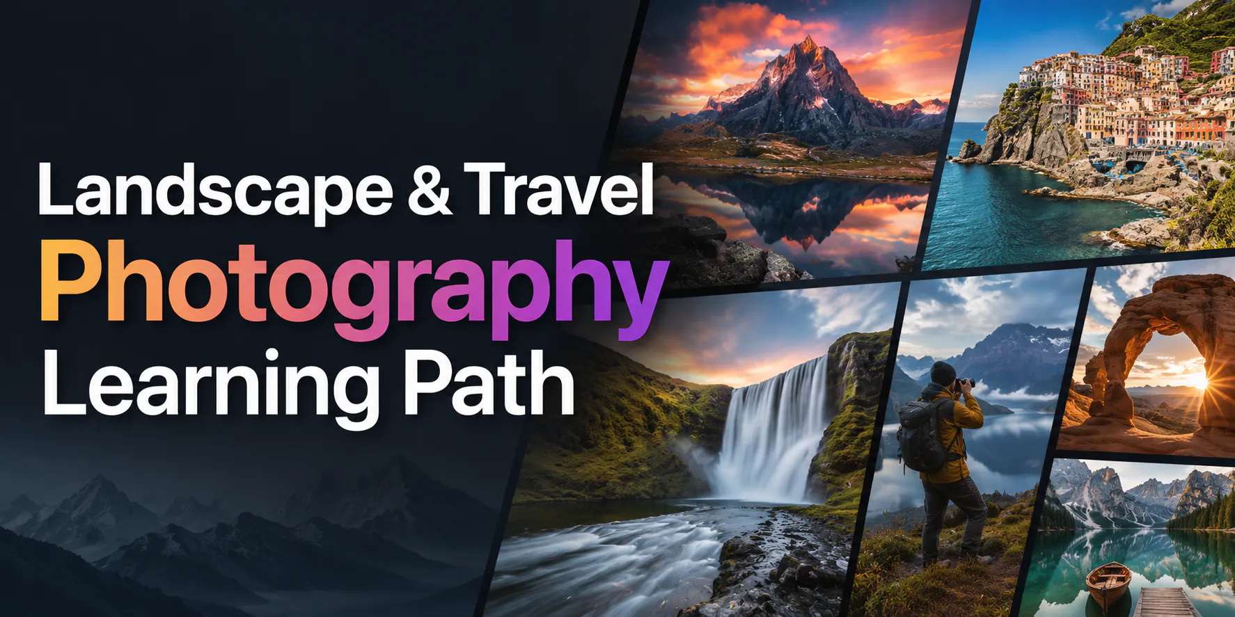Landscape and travel learning path