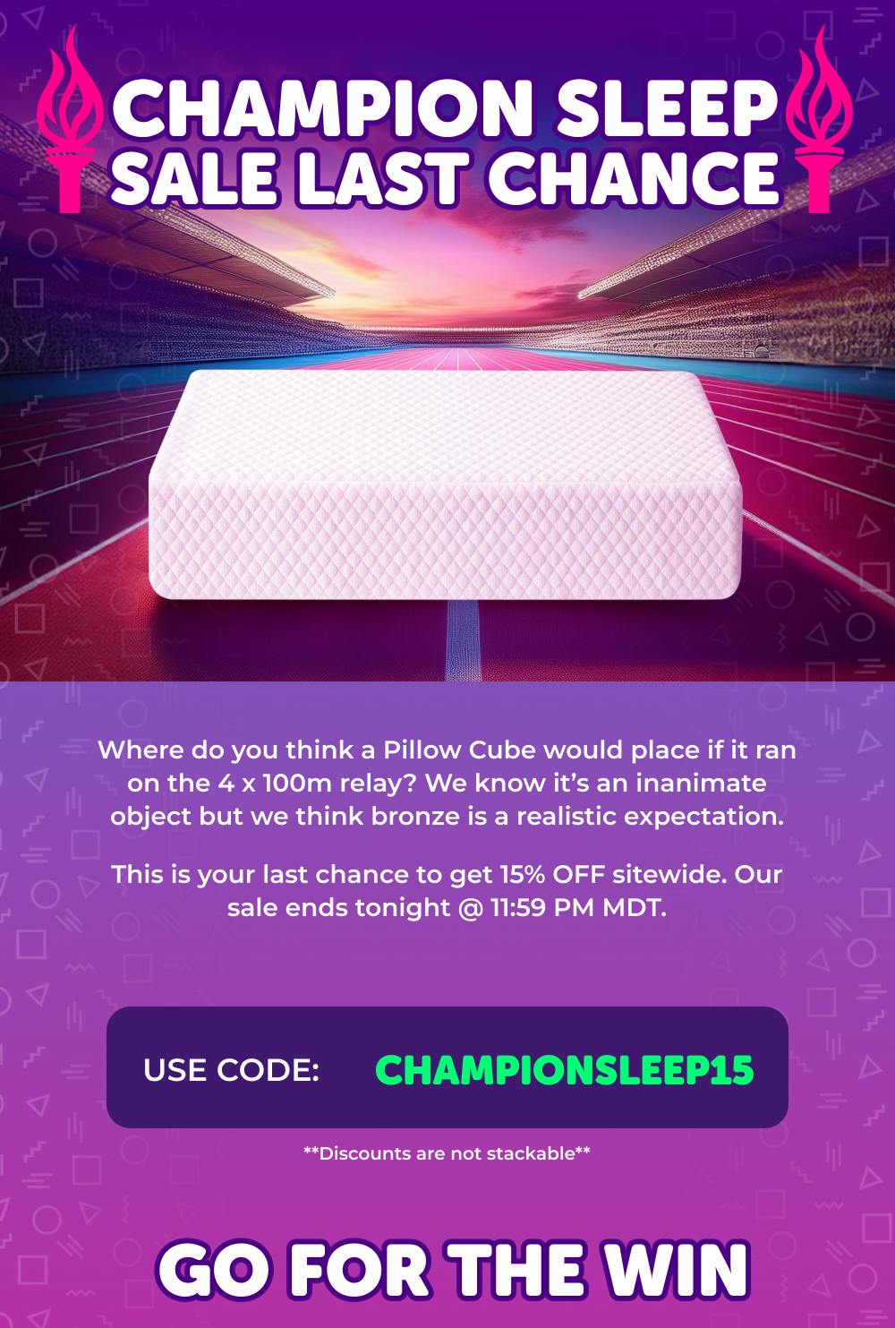 Pillow Cube | Champion Sleep Sale