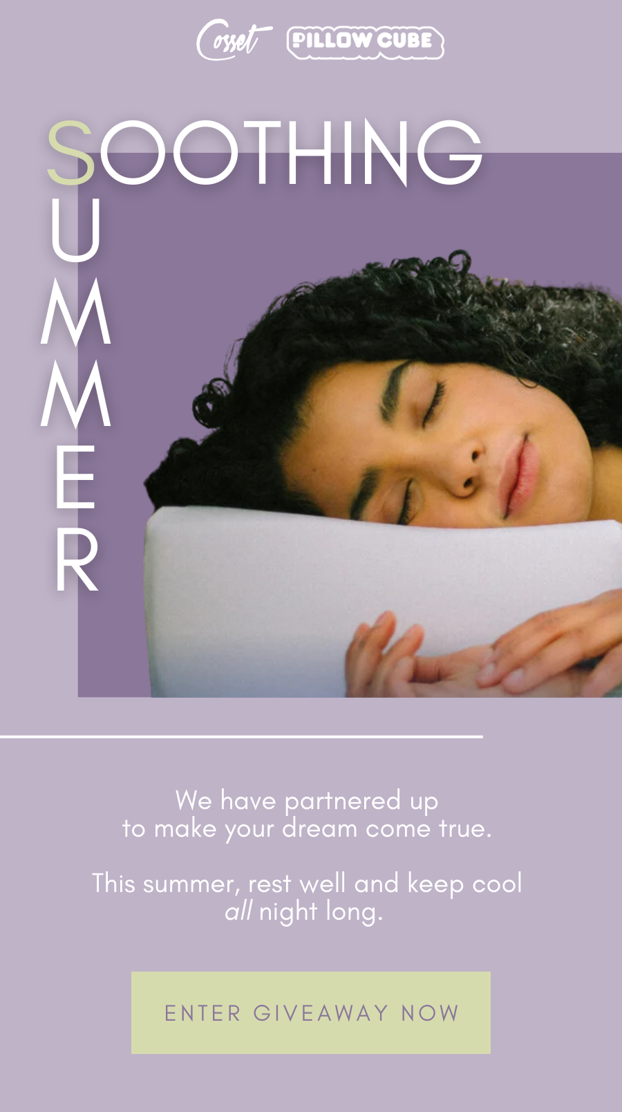 Pillow Cube | Soothing Summer Giveaway