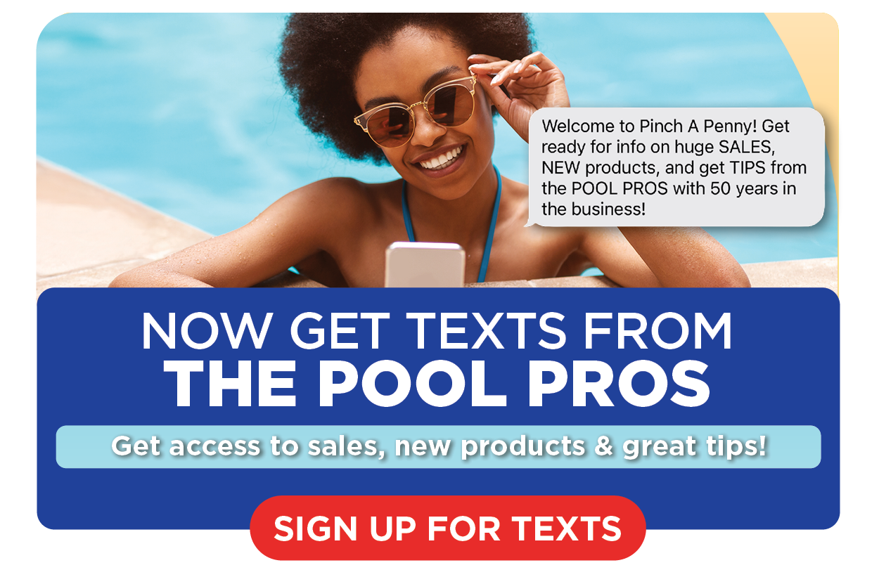 Woman phone in pool