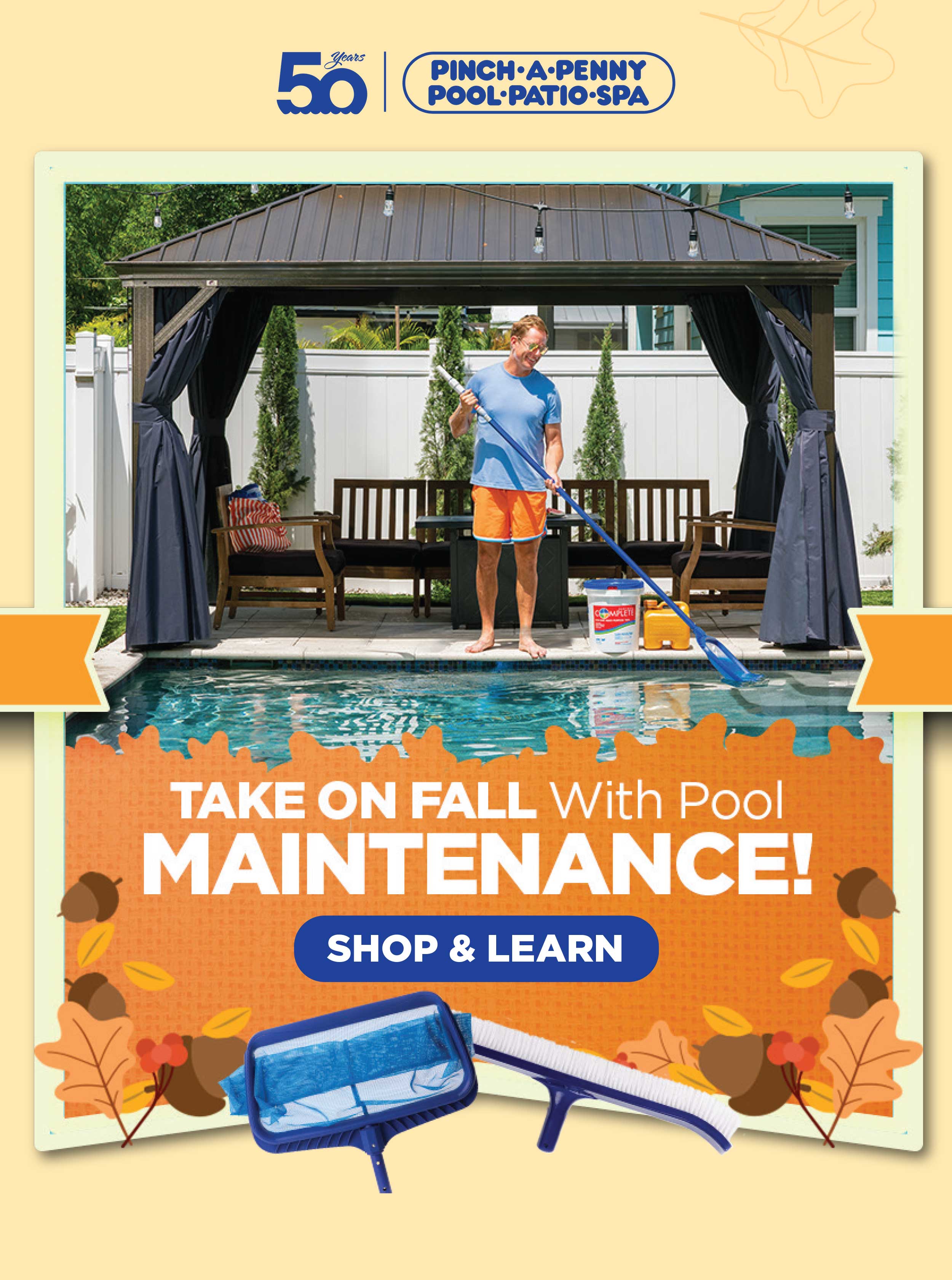 fall pool care maintenance header