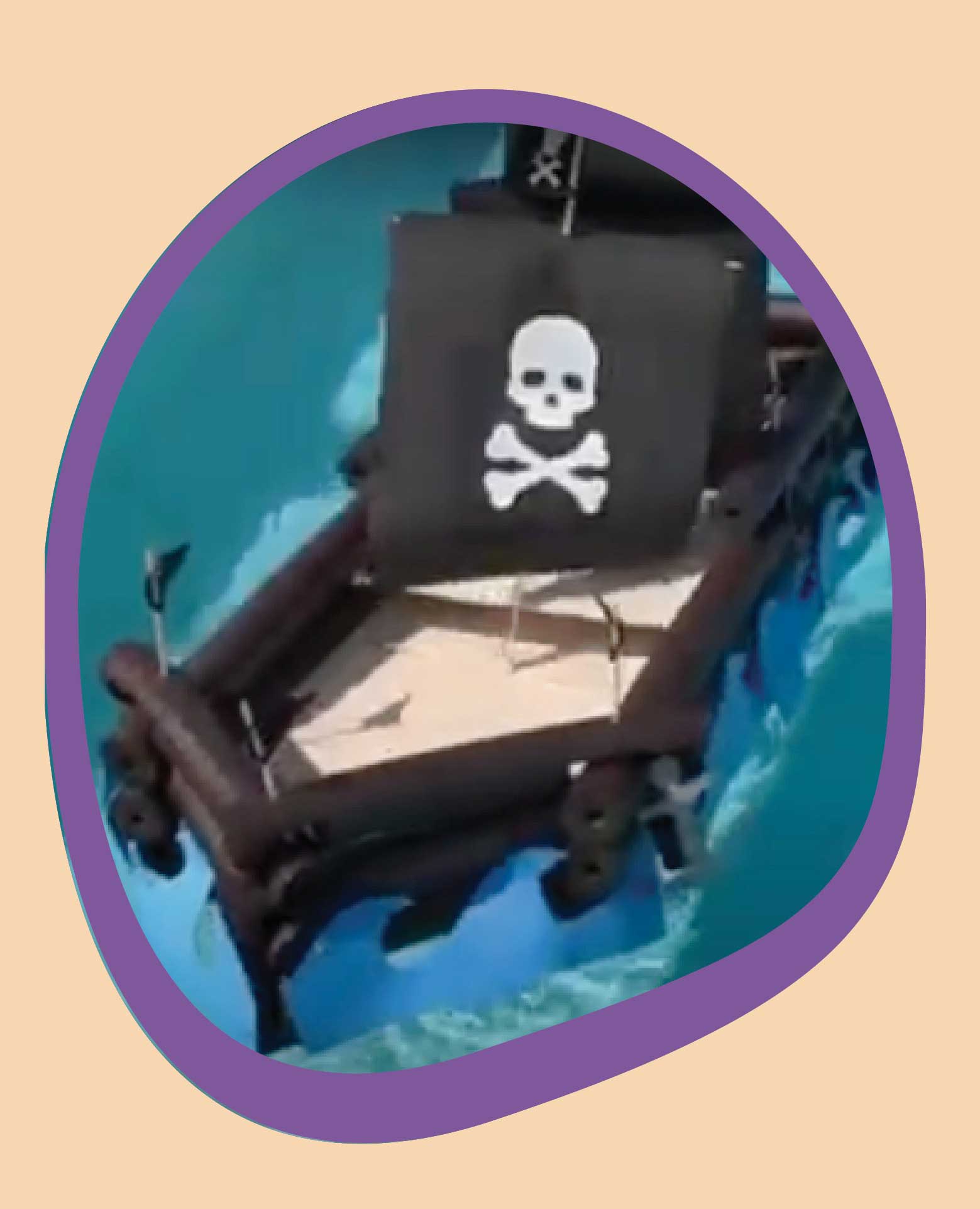 Pool Noodle Pirate Ship