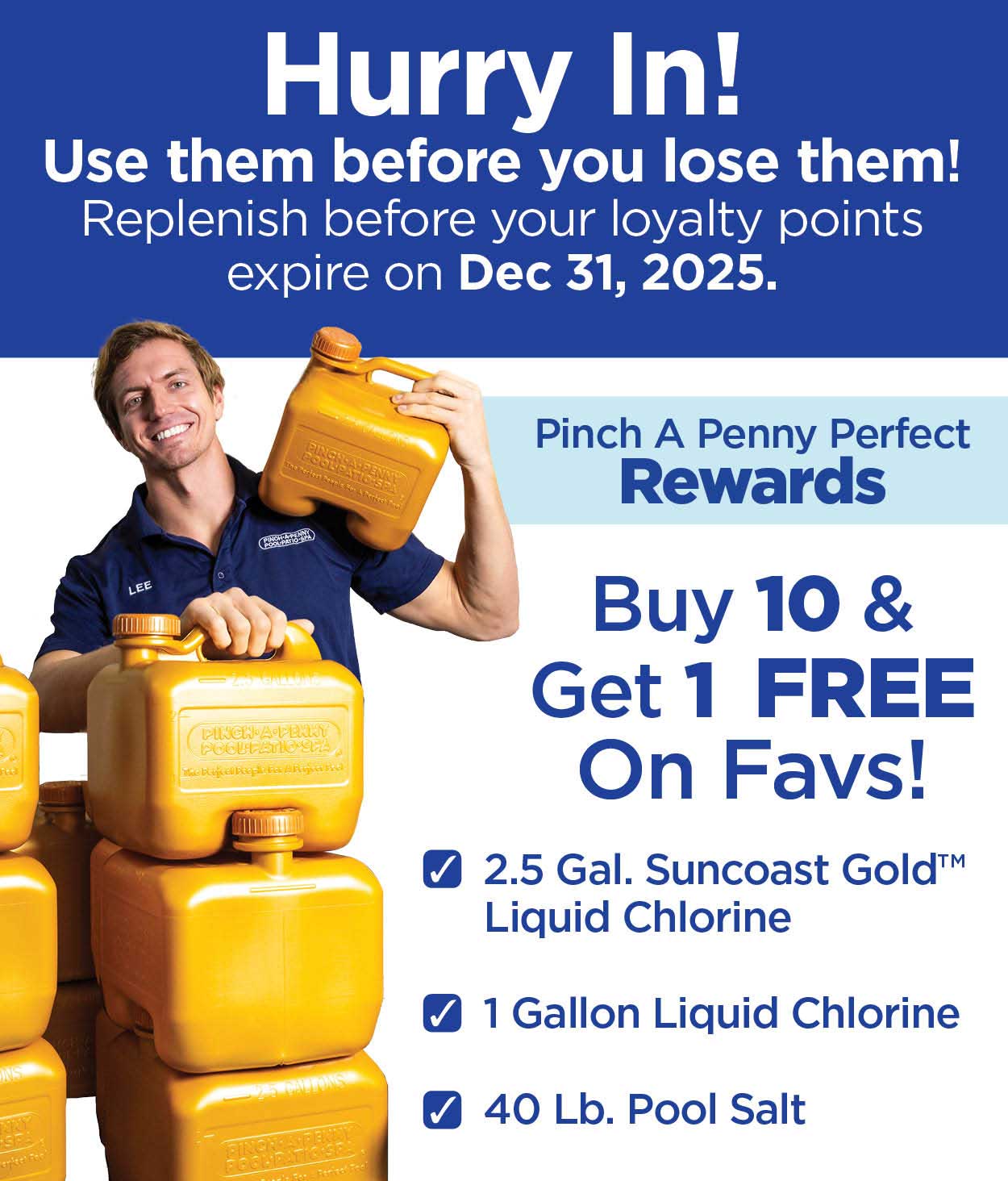 Use Your Loyalty Points by Dec 31