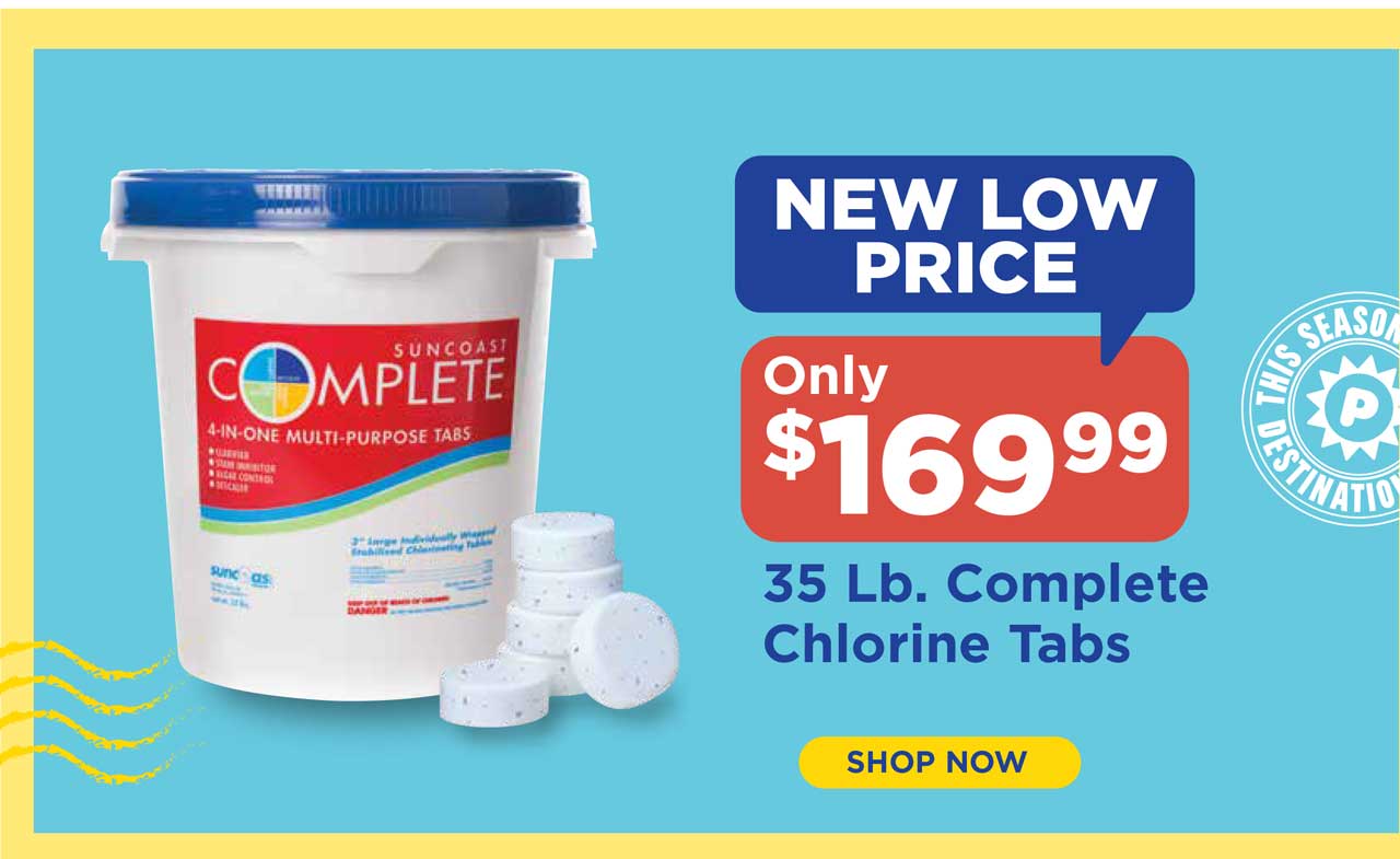 New Low Price On Chlorine Tabs!