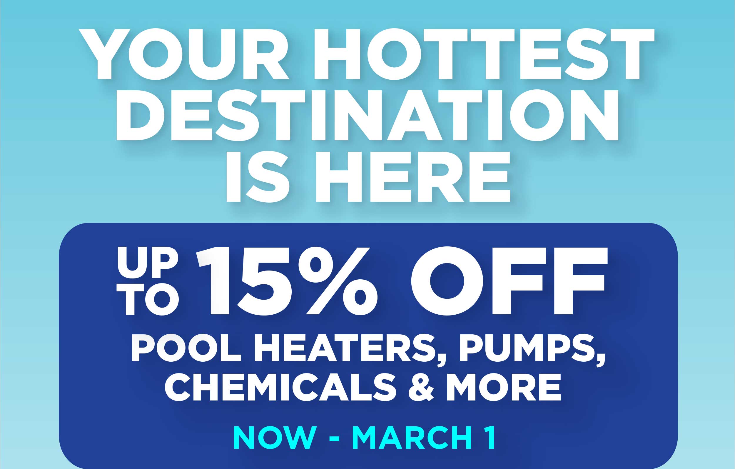 Save Up To 15% Off Premium Pool Care