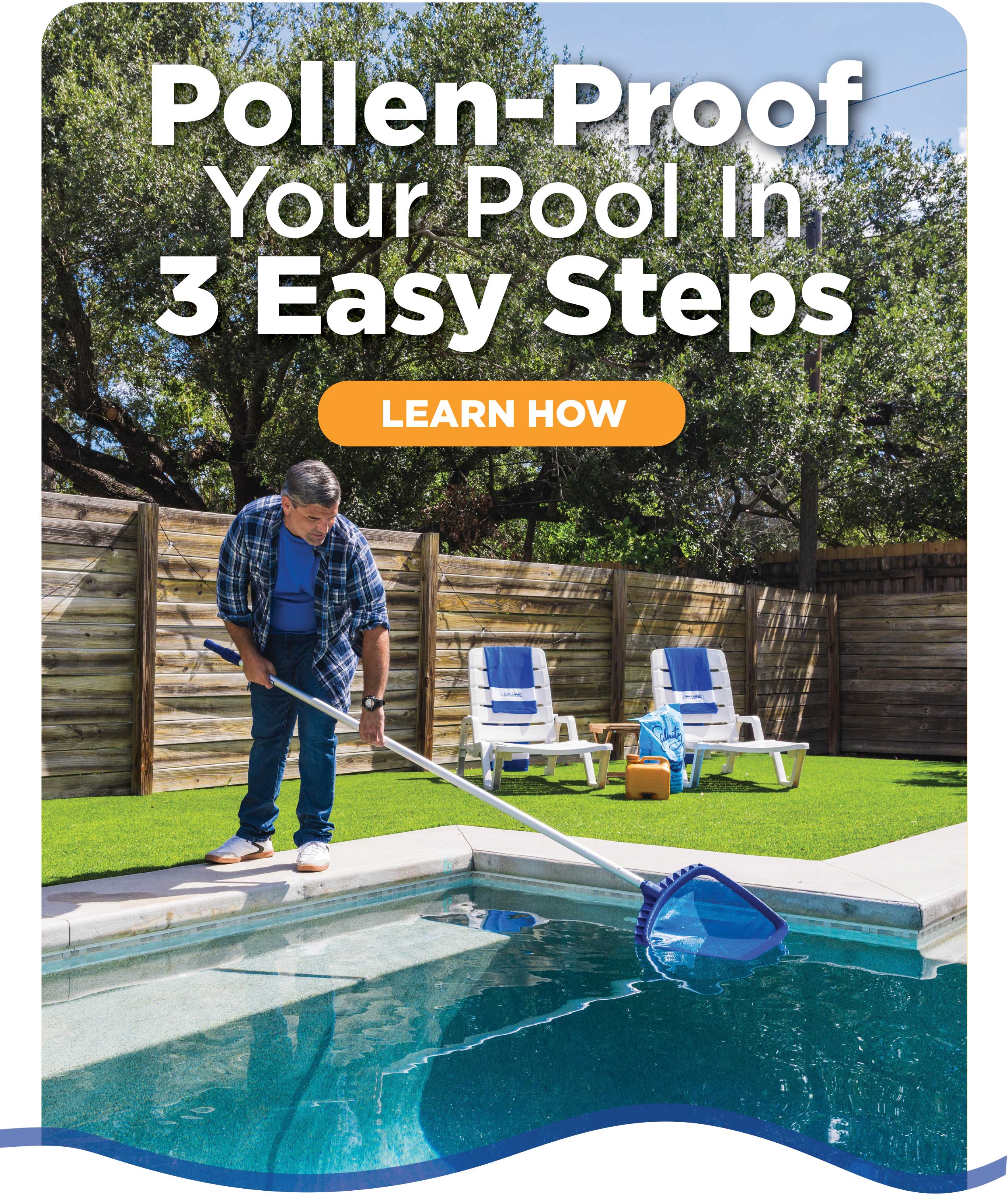 3 Steps to Pollen-Proof Your Pool!