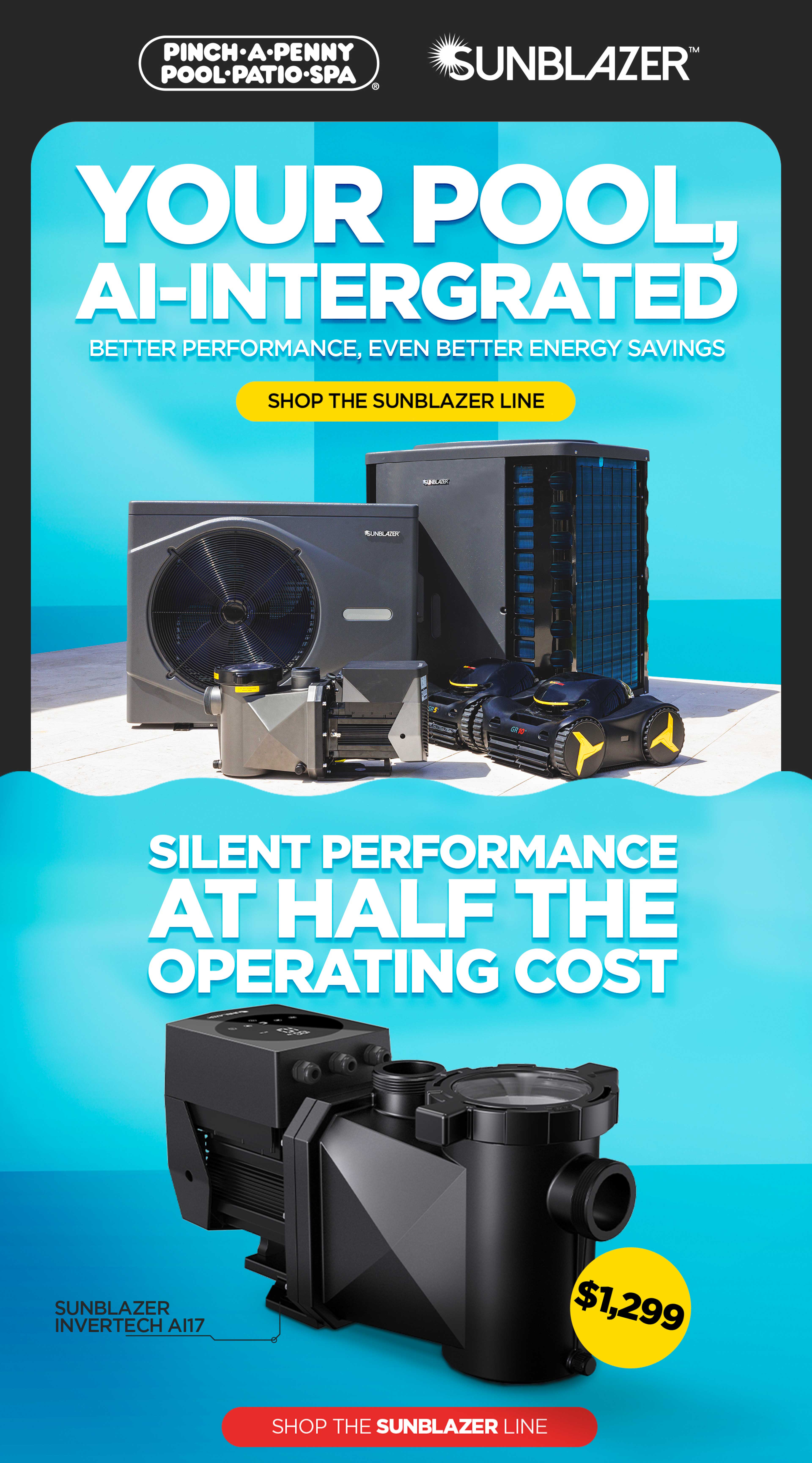 New Ai-Integrated Pool Equipment!