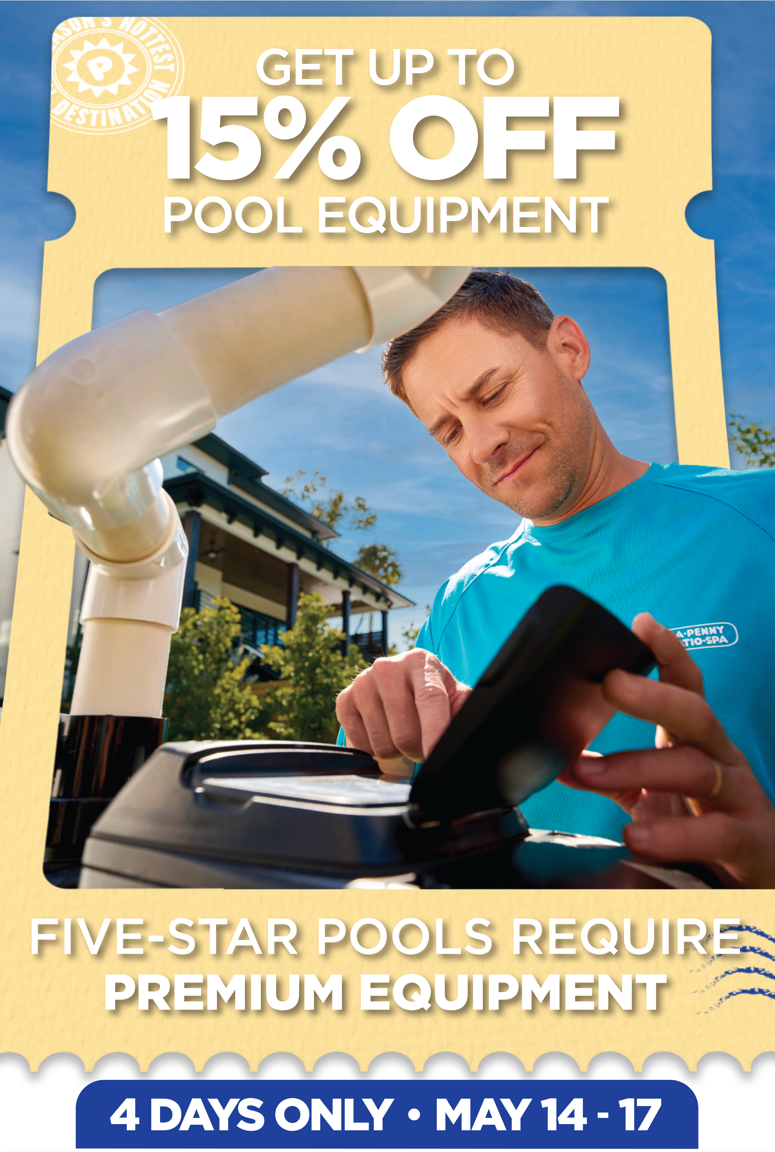 Up to 15% Off Pool Equipment!