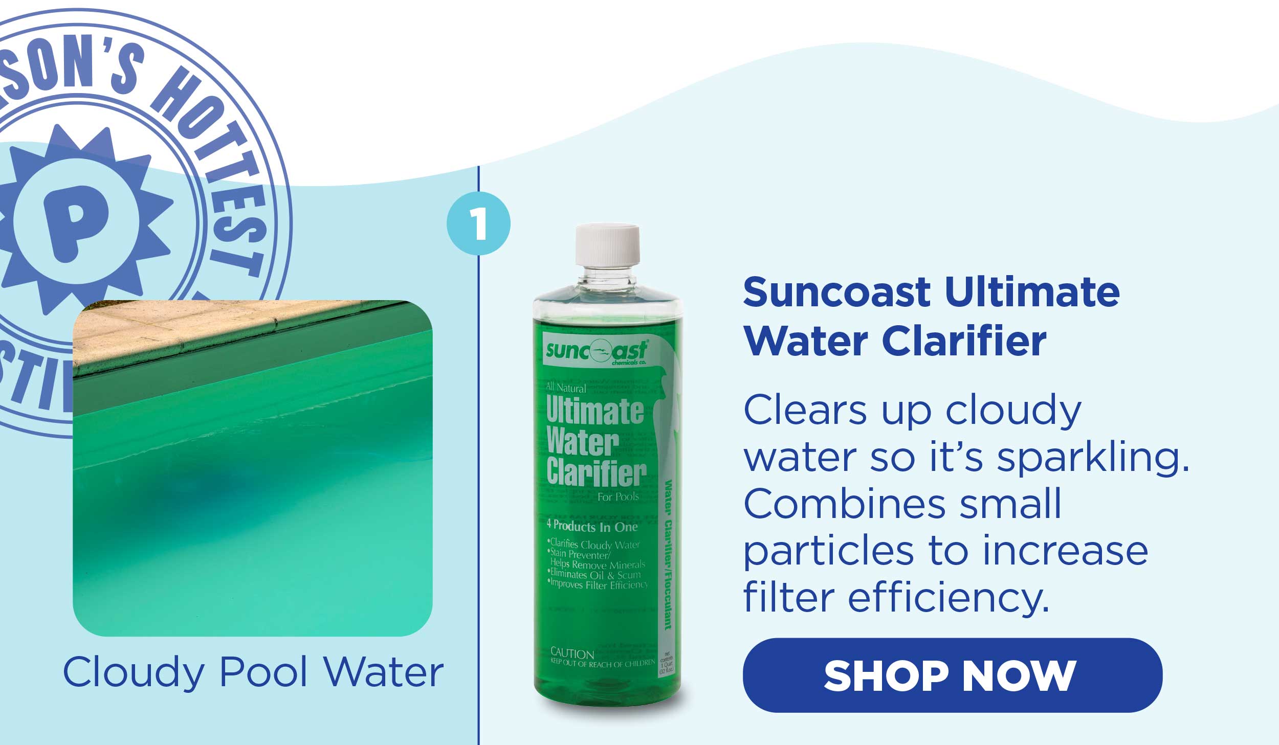 Clear Up Cloudy Pool Water!