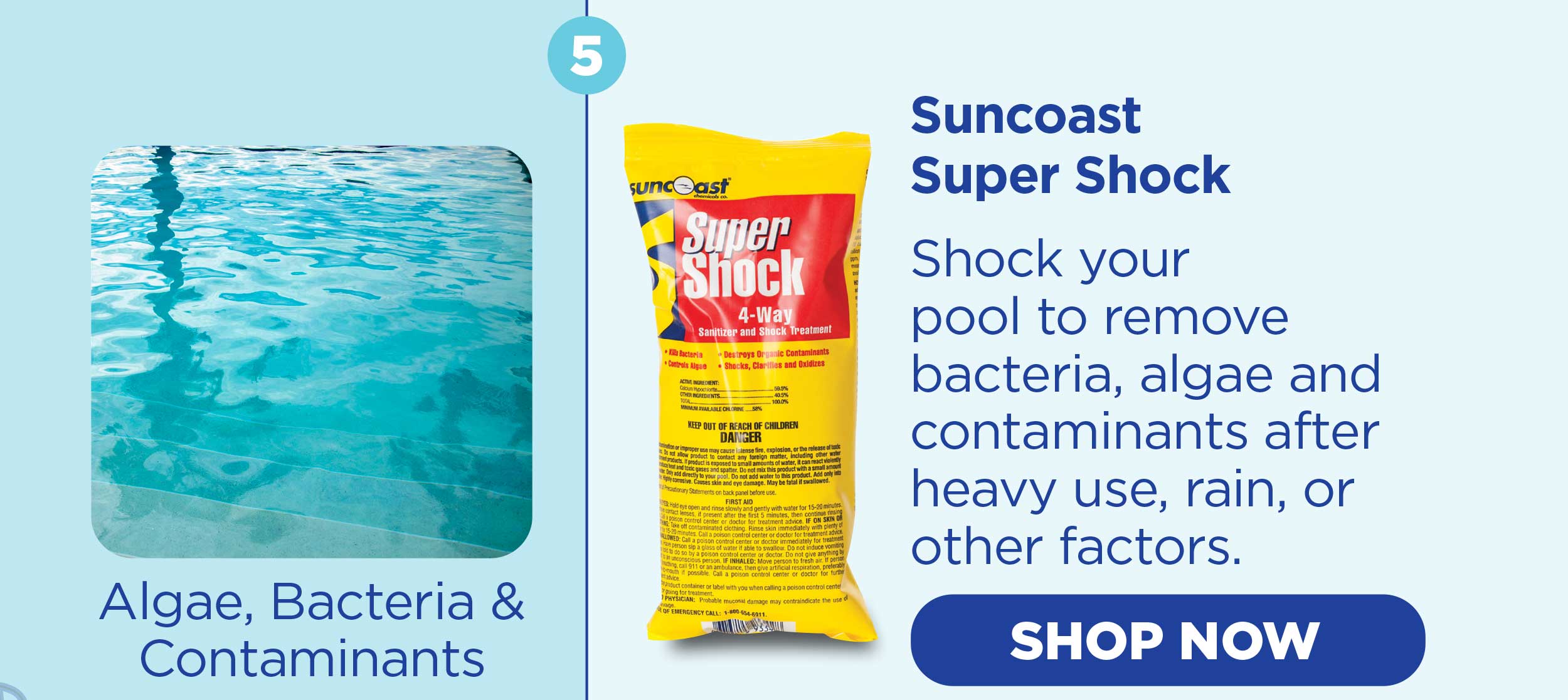 Remove Algae, Bacteria & Contaminants!