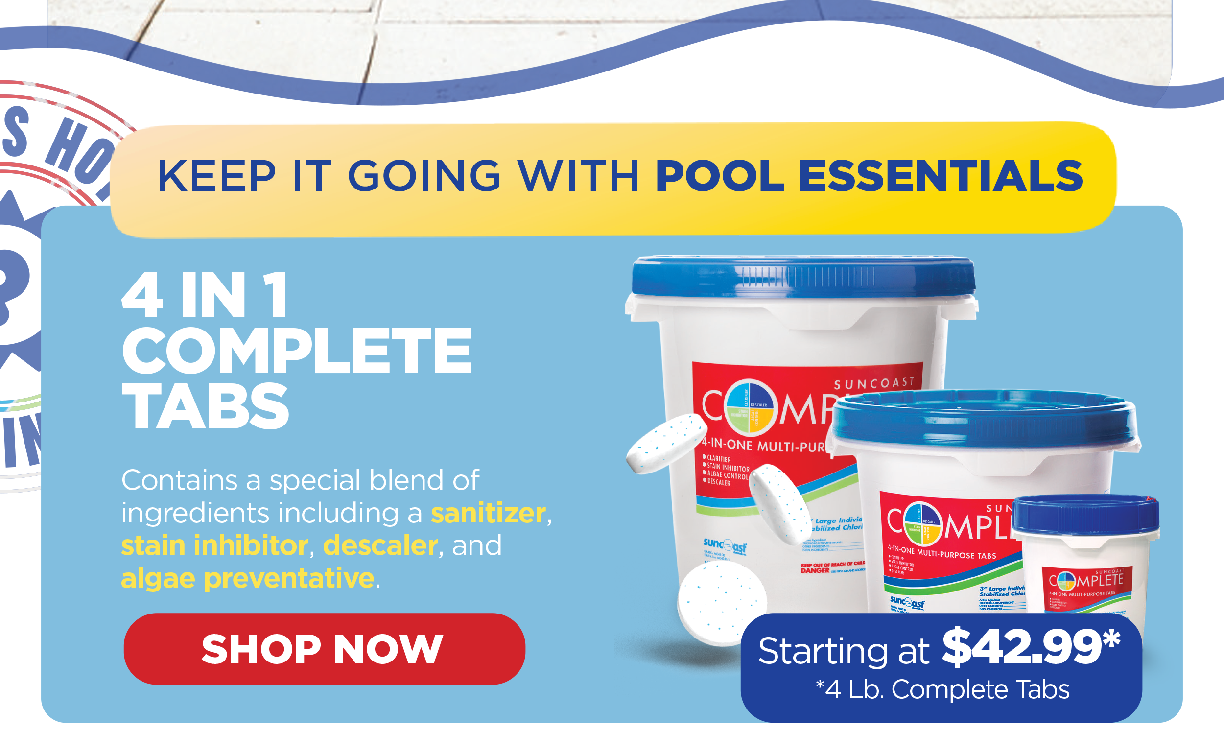4Lb. Tabs Starting at $42.99!
