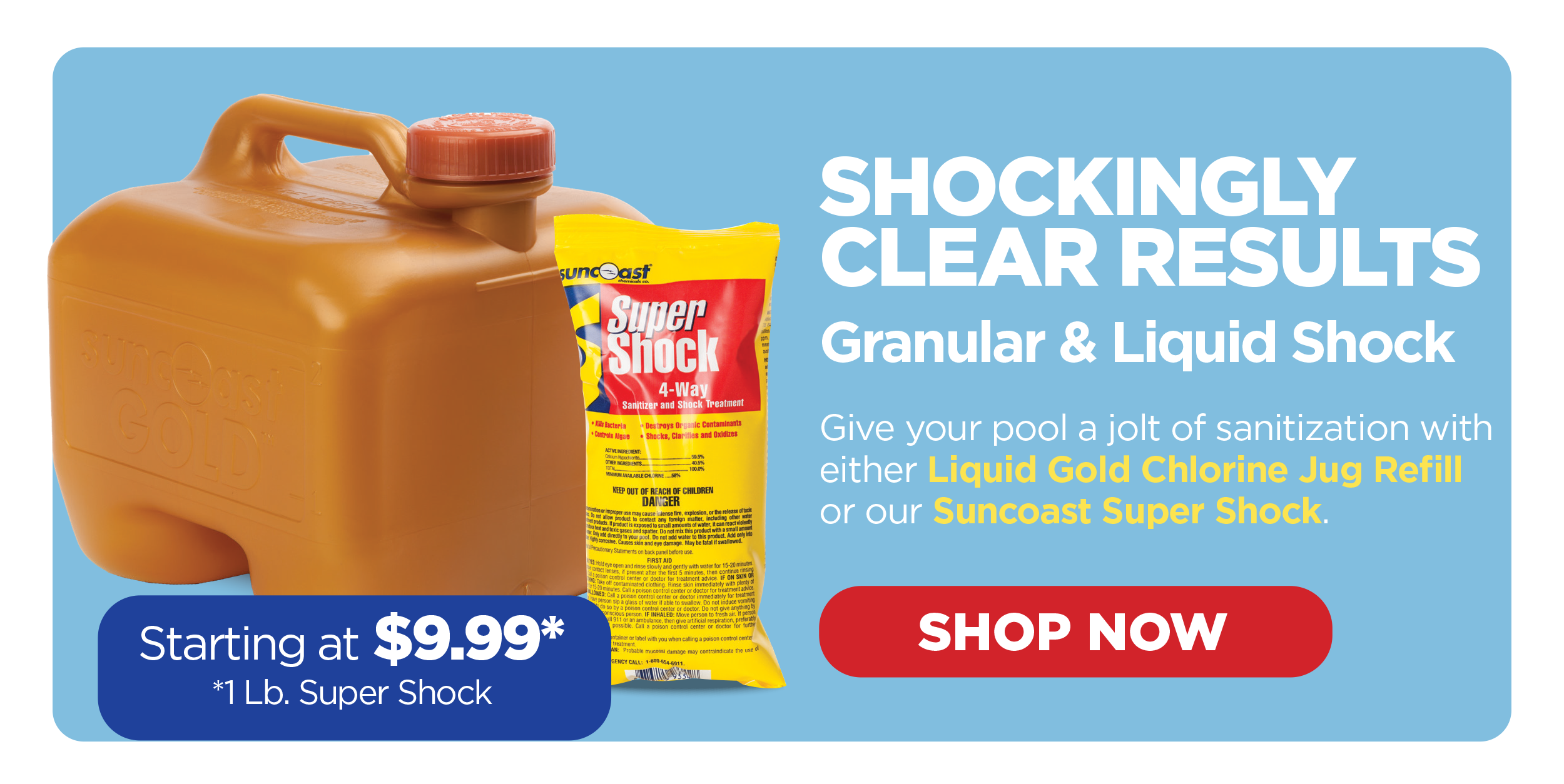 Shop Granular & Liquid Shock!