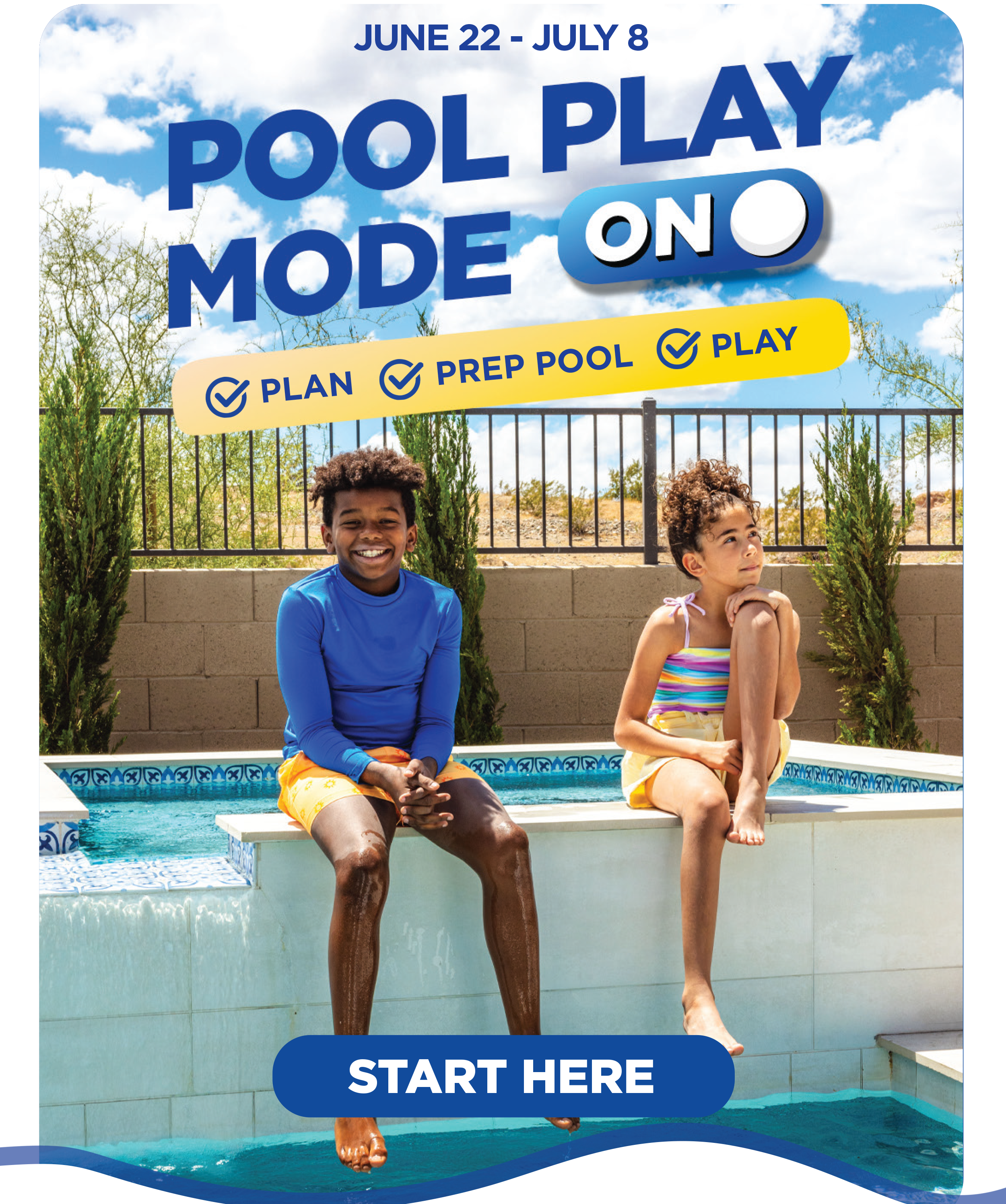 Pool Play Mode On.