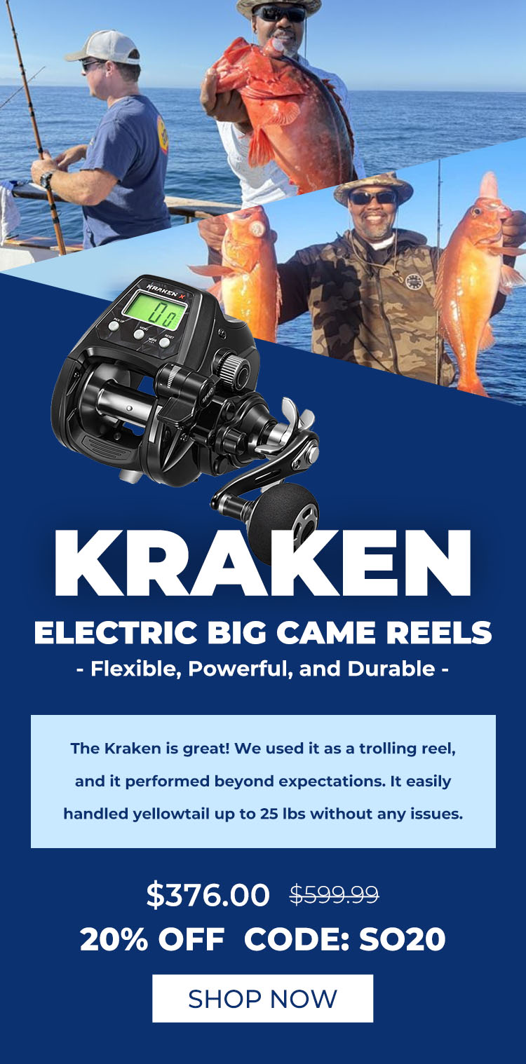 KRAKEN ELECTRIC BIG GAME REEL