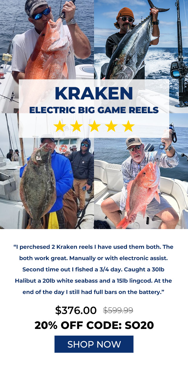 KRAKEN ELECTRIC BIG GAME REEL