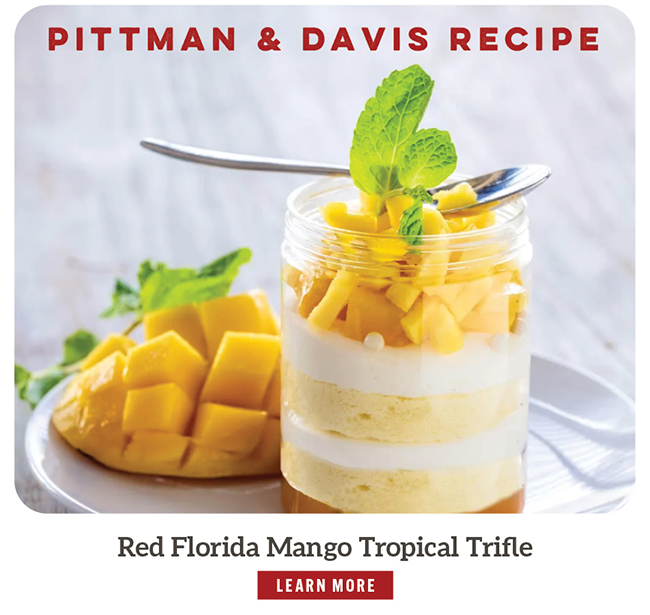 Pittman & Davis Red Florida Mango Tropical Trifle