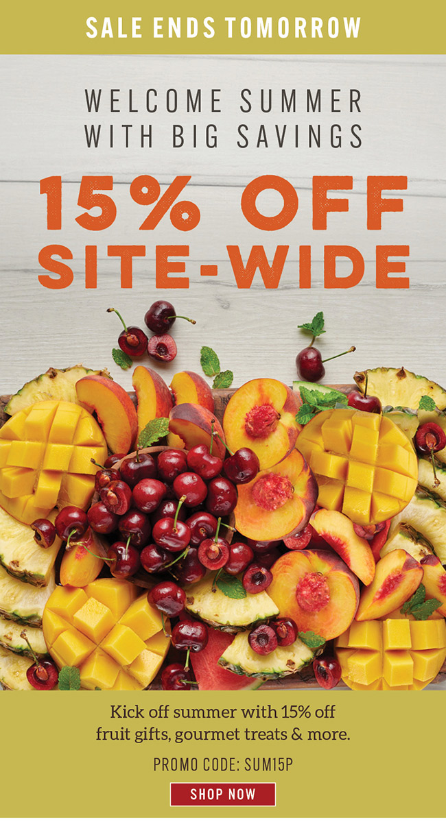 15% Off Site-Wide