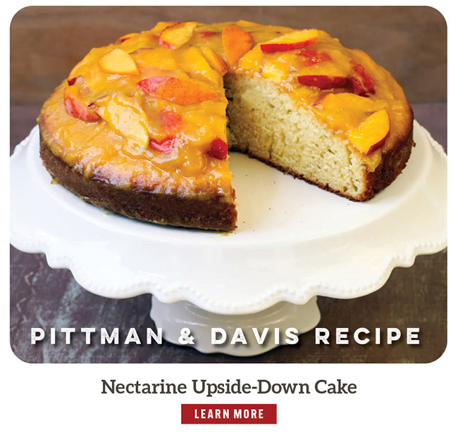 Pittman & Davis Nectarine Upside-Down Cake