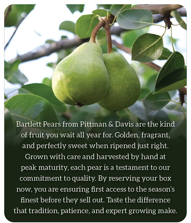 Bartlett Pears