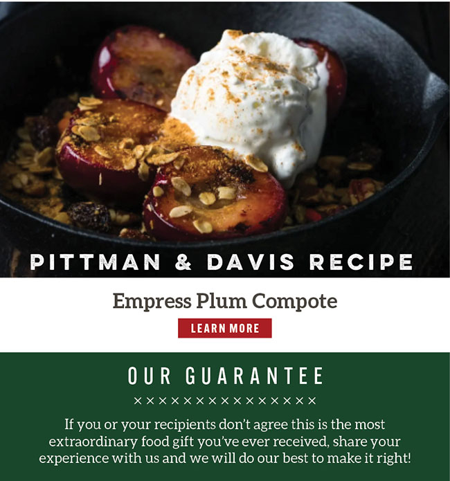 Empress Plum Compote