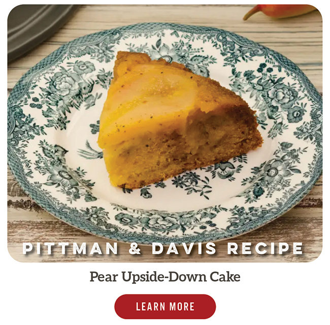 Pear Upside-Down Cake