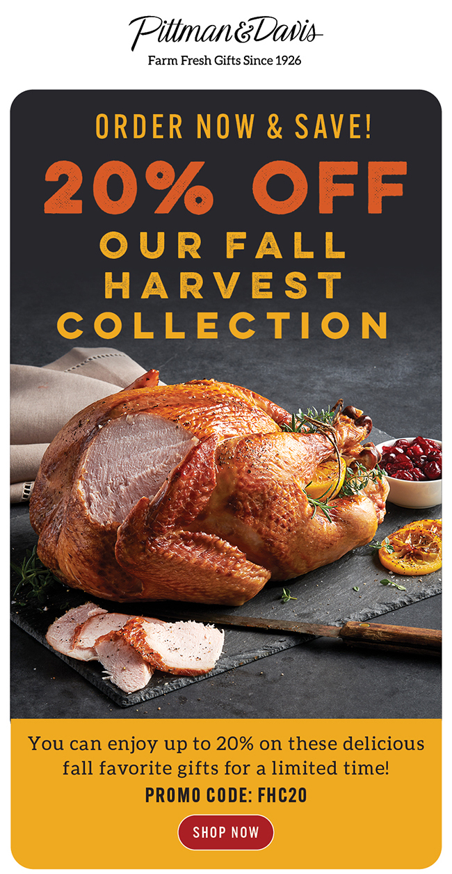 20% Off Fall Gifts